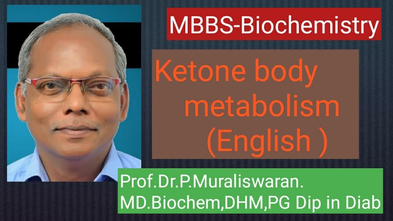 ketone body metabolism(English) #muralis simplified biochemistry 