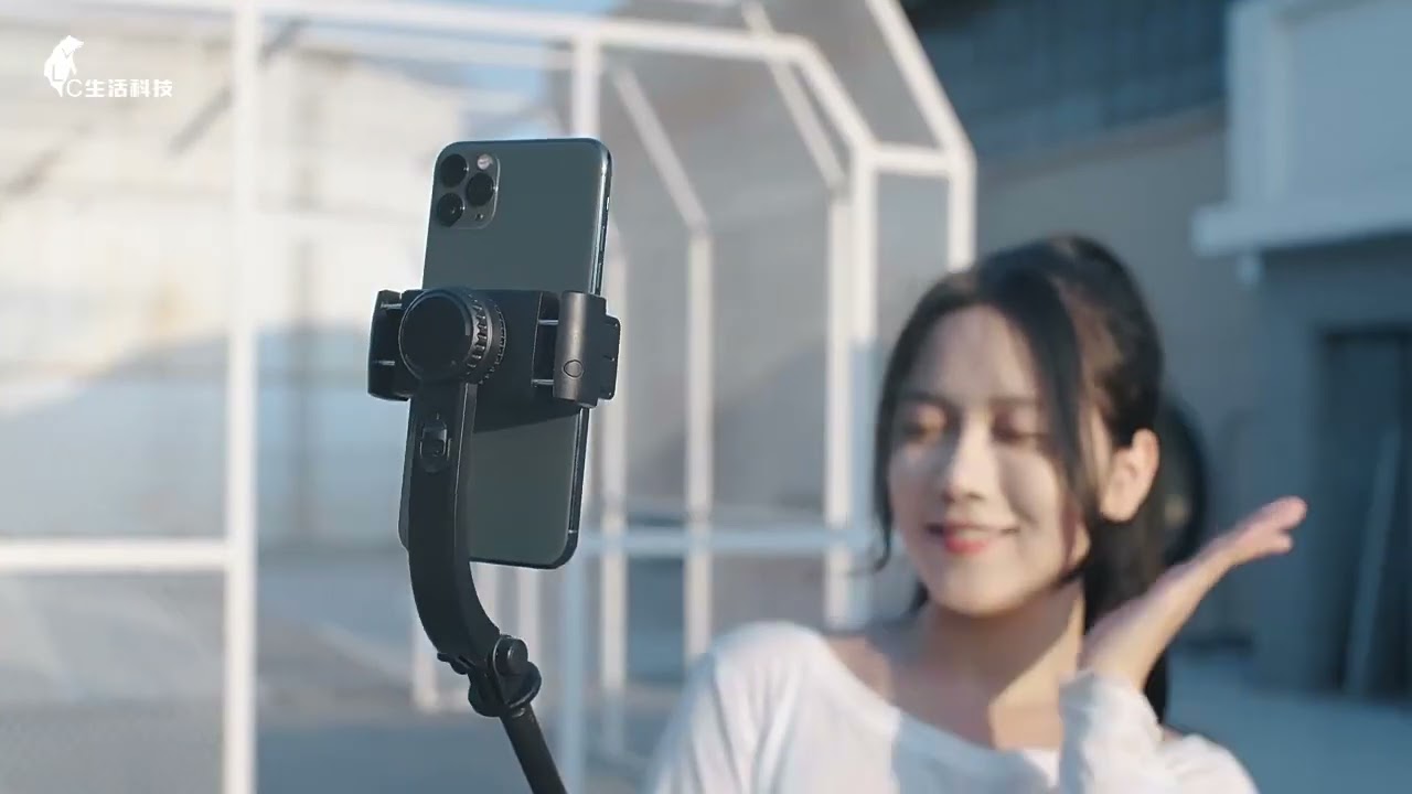 【新品火熱上市🔥】LC雙補光燈AI單軸自拍穩定器