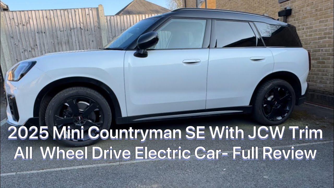 Mini Countryman SE All Electric с комплектацией JCW — полный обзор #mini #minicountryman