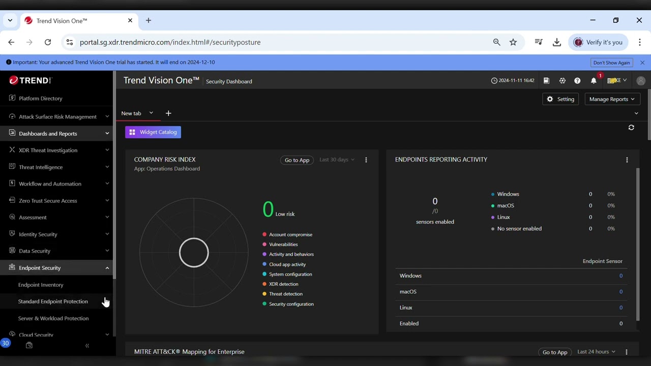 Ethical Hacking Lab: Install Trend Micro Apex One Endpoint Agent Using Vision One Console