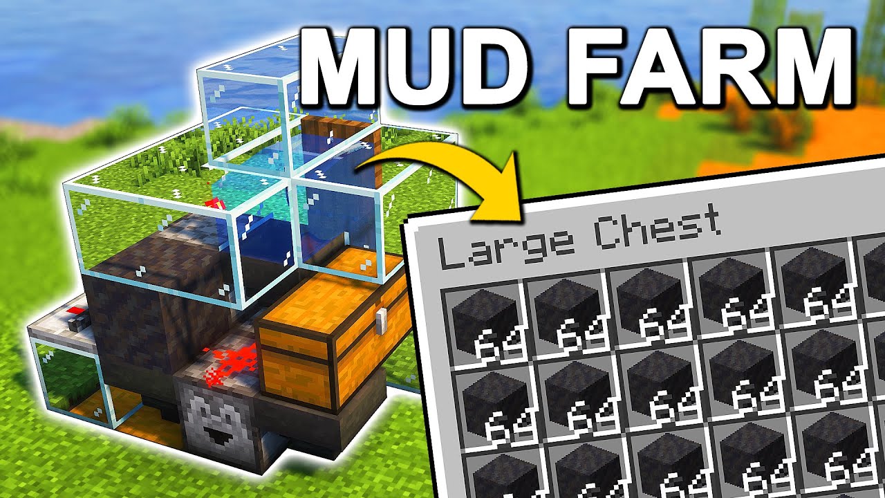 The EASIEST Mud Farm in Minecraft 1.21 (Tutorial - 9000 P/H)