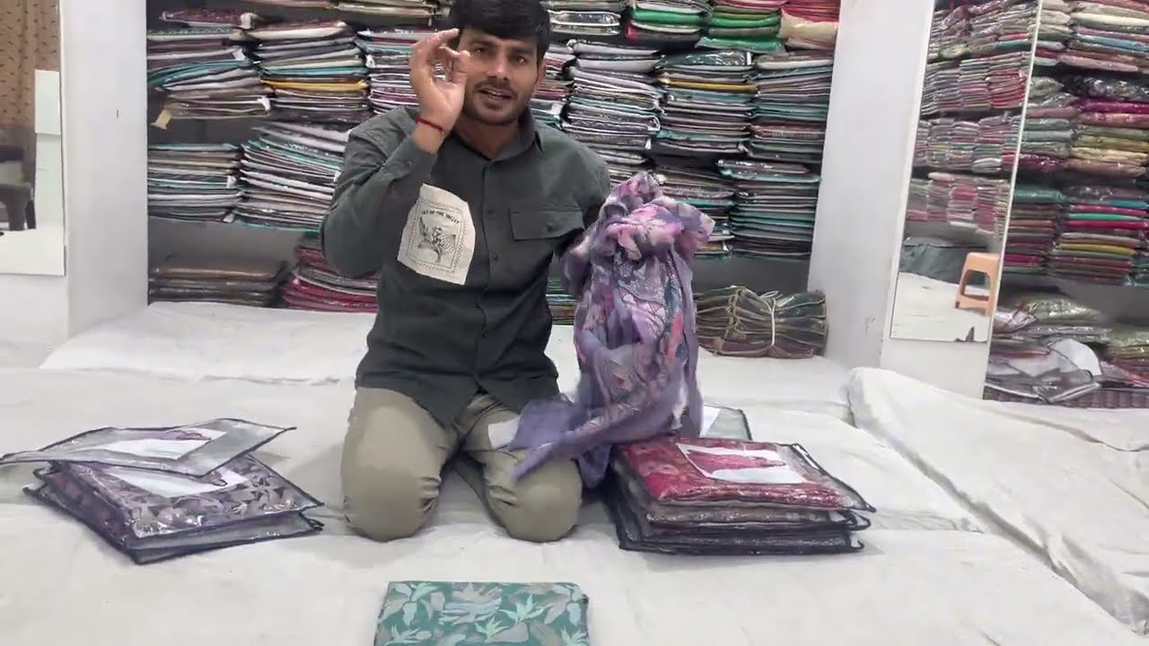 બુક/97243-42223 ન્યુ ડિજિટલ લૂજ સાડી #saree#shots#trending#saree#shortvideo 