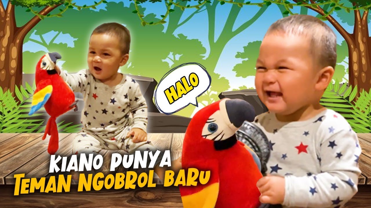 BURUNG KAKAK TUA NYA NGIKUTIN OMONGAN KIANO !!! KIANO KEGIRANGAN INGIN NGOMONG TERUS !!!