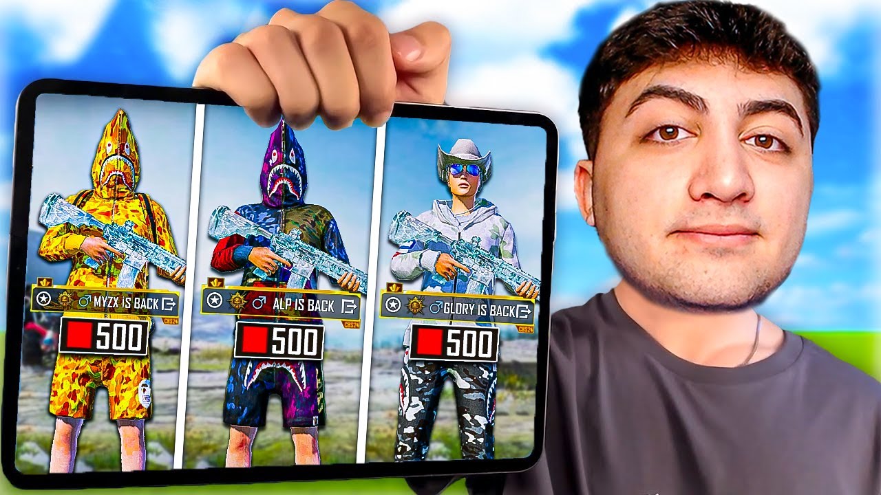 EKİP OYUNCULARIMA FULL BAPELİ 500 DESTANSI HESAP HEDİYE ETTİM! | PUBG Mobile