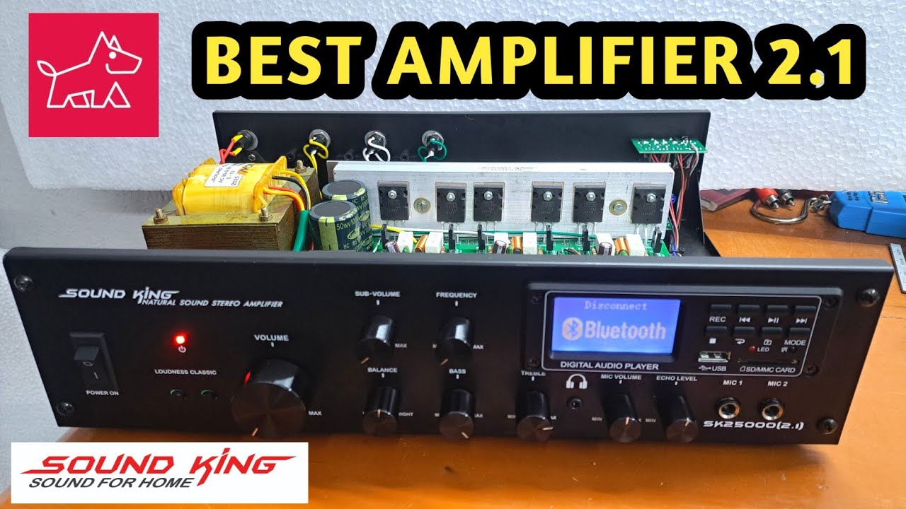 Amplifier 2.1 के अन्दर क्या है | Sound king Amplifier 2.1inside | Best Stereo Amplifier's Component