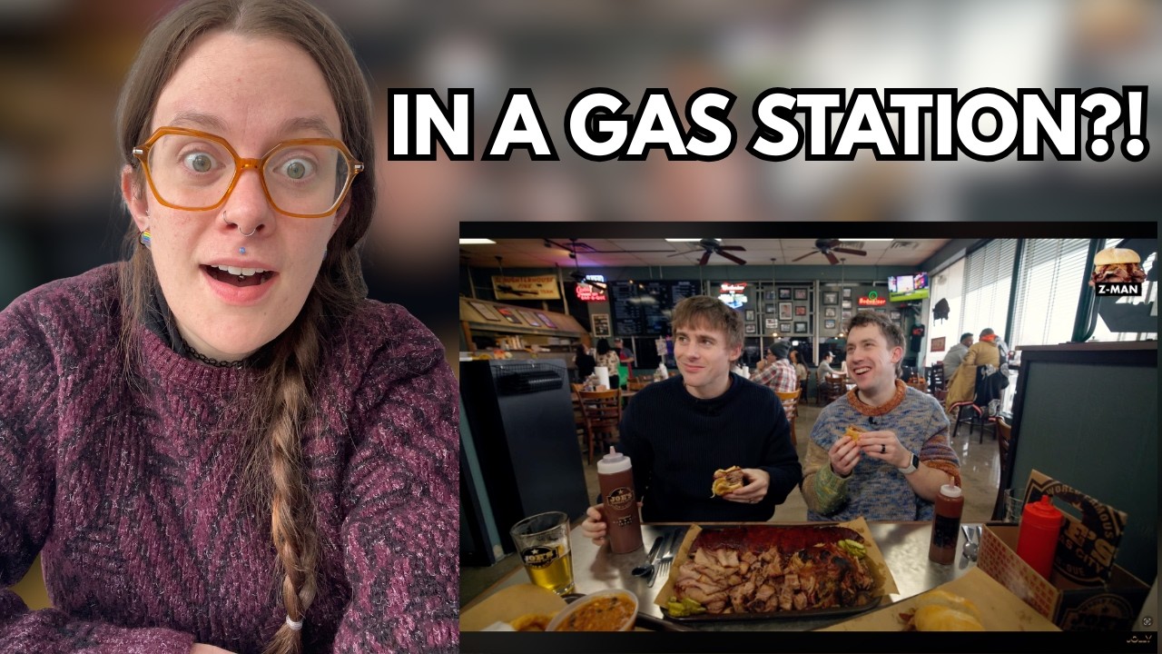 Two Brits Try Kansas City Gas Station BBQ… The Jokes Got Out of Control