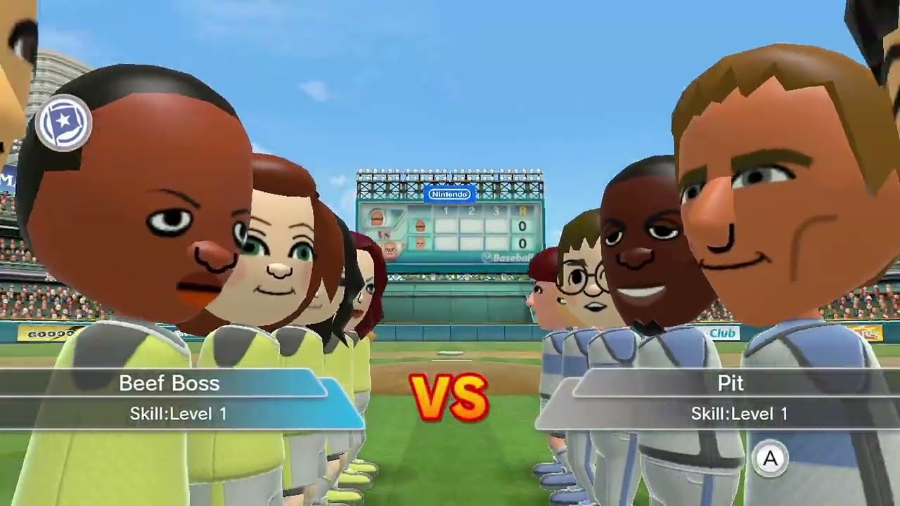 Wii Sports Club - Baseball Player Beef Boss journey to the professional league