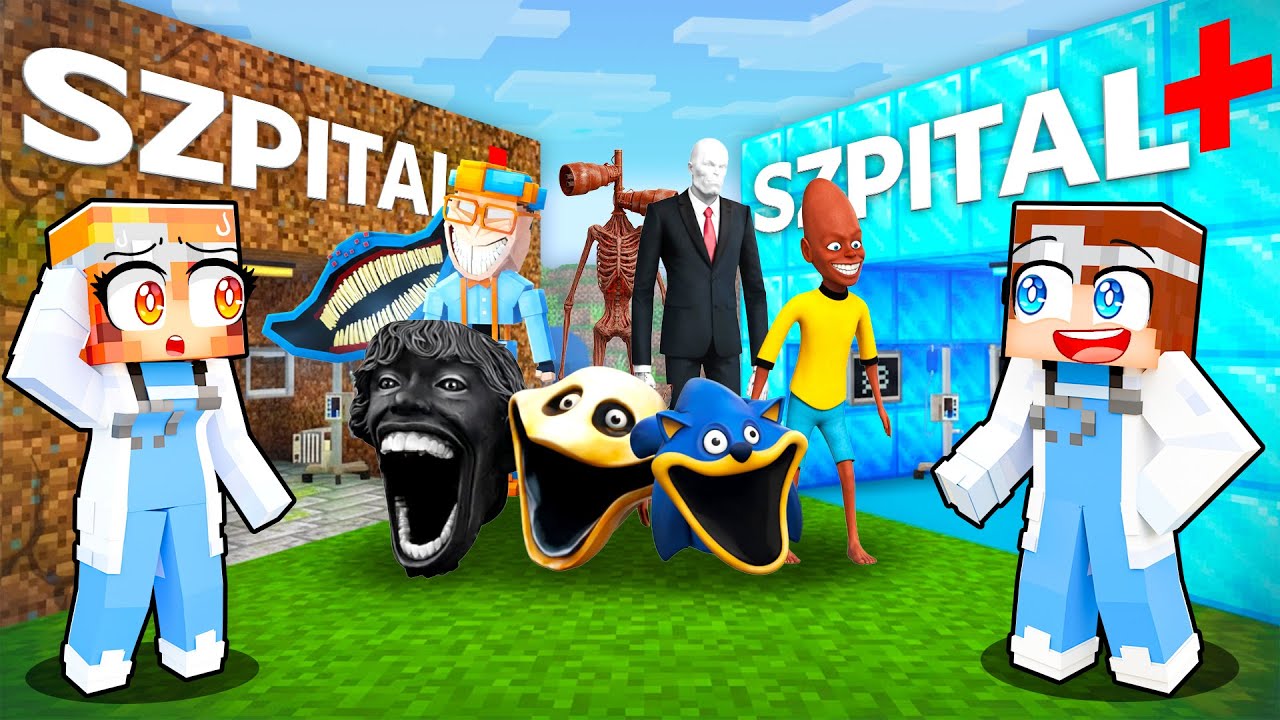 Otworzyliśmy SZPITAL DLA POTWORÓW w Minecraft!