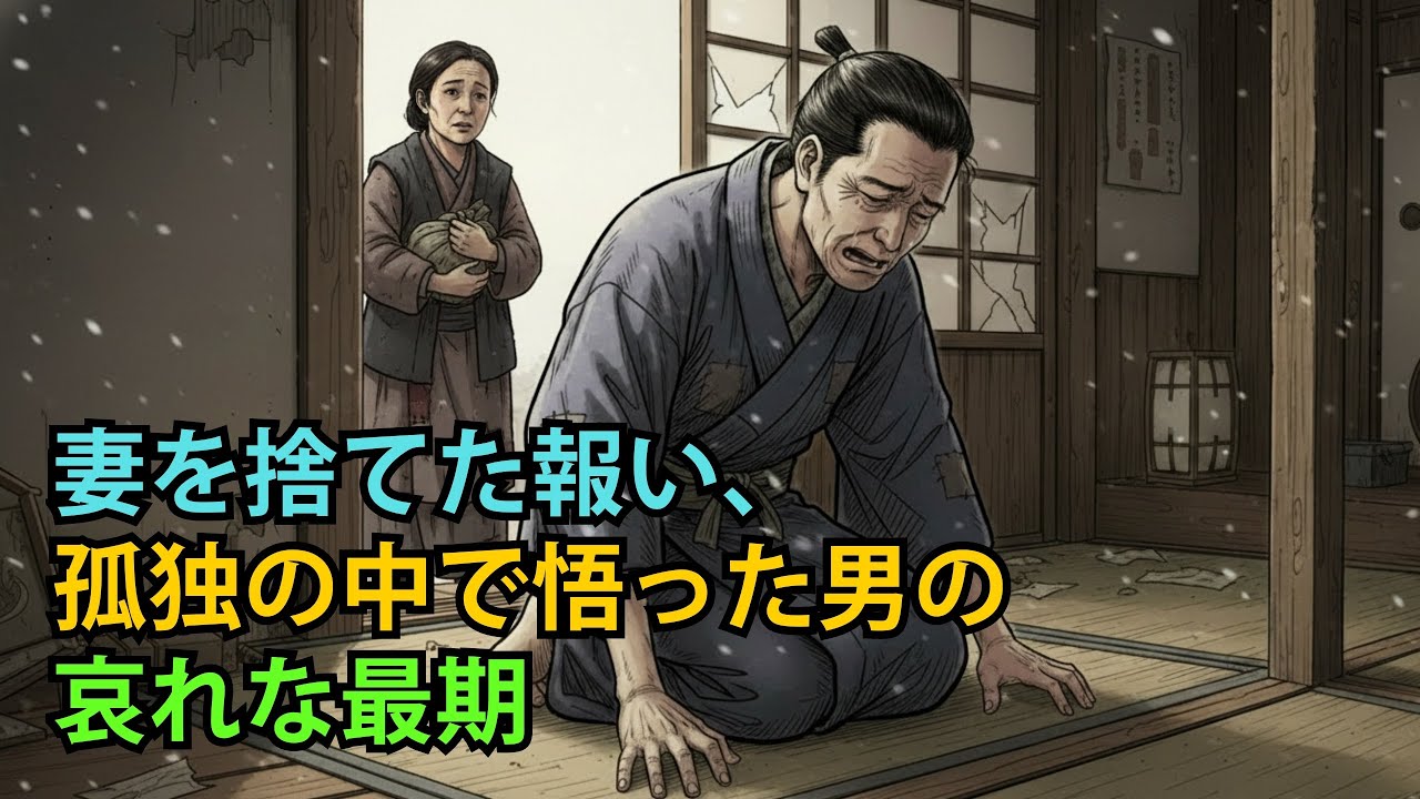 妻を捨てた報い、孤独の中で悟った男の哀れな最期| 野談 | 伝説 | 昔話 | 説話 | 民話