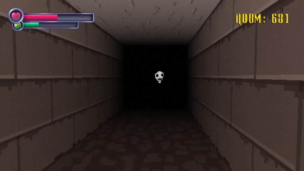 Spooky's Jump Scare Mansion (Endless Mode) - Unknown Specimen 1 (White Face) Chase