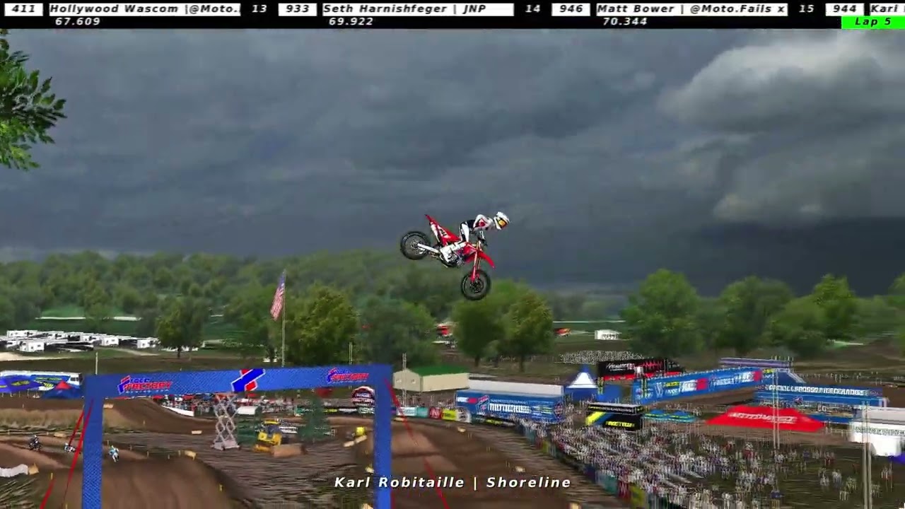 Mx Simulator  Outdoors 2023 | Spring Creek Round 7 | Amateur 450 Moto 2