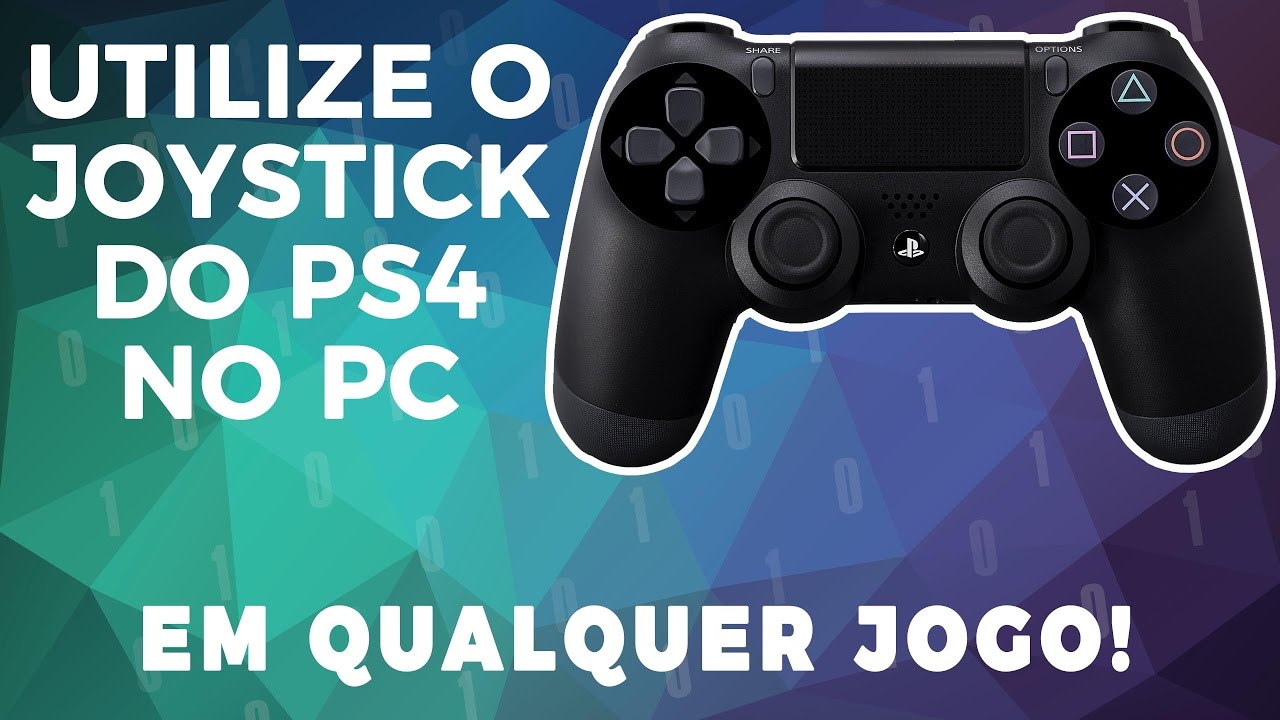 Utilizando o Joystick do PS4 no PC em Qualquer Jogo!
