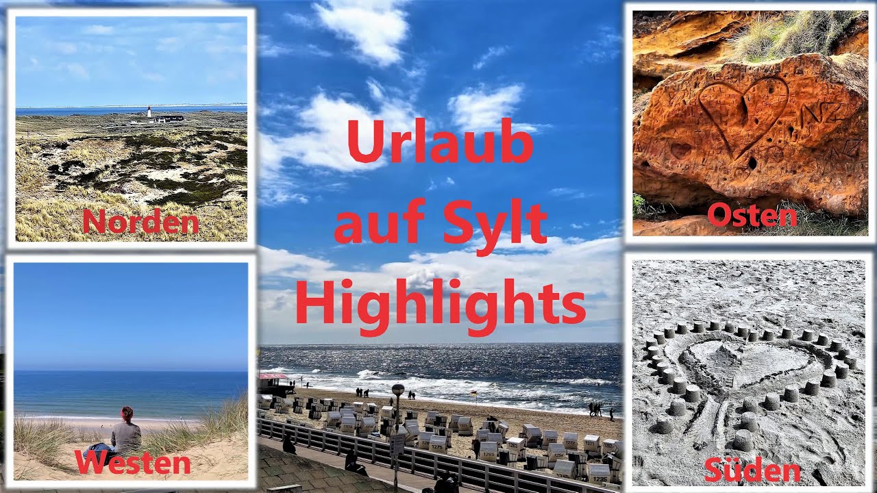 Urlaub auf Sylt - Highlights von Hörnum/Odde bis zum Ellenbogen/List im Norden(5-2021, 4k)