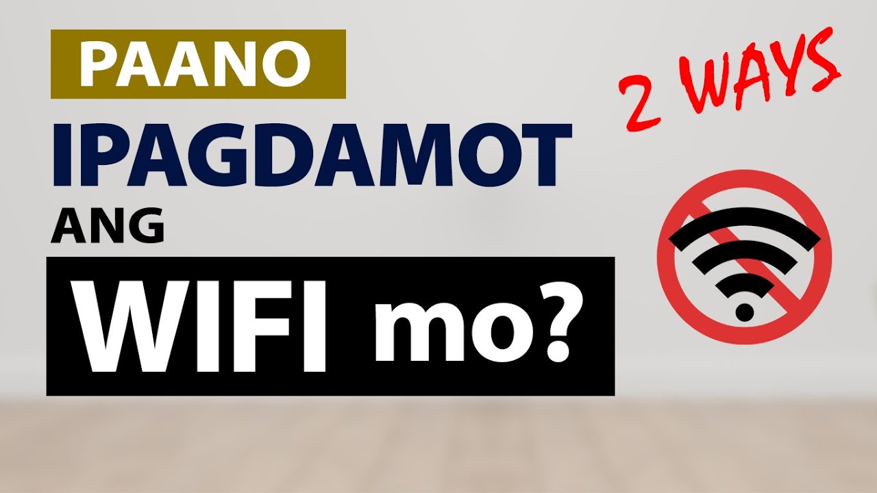 Paano IPAGDADAMOT ang WIFI mo?