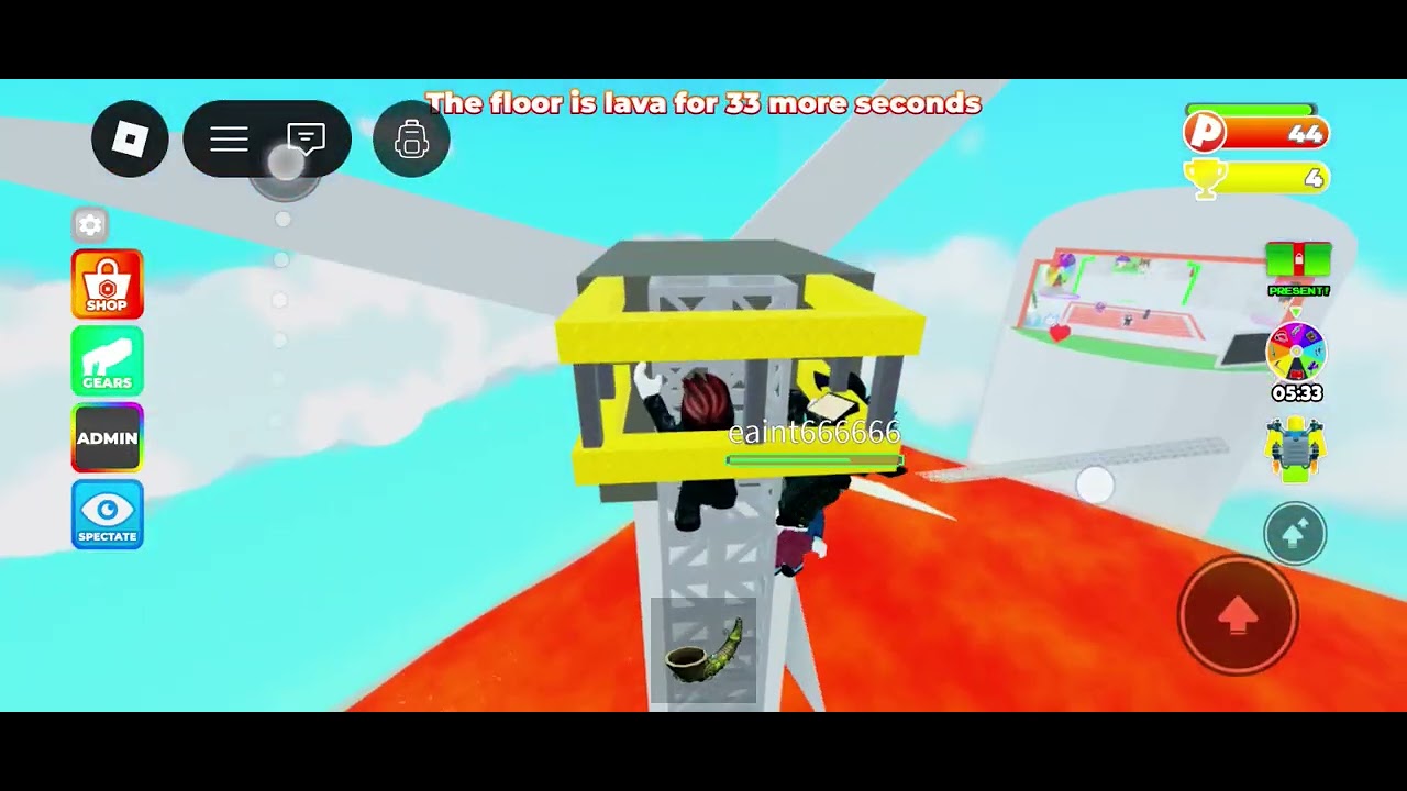 I play lava is floor in roblox