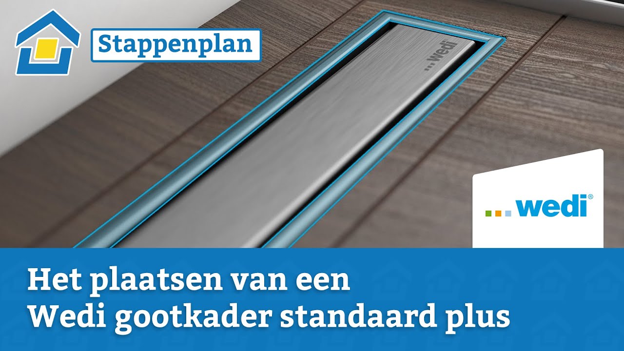 How to: Een Wedi gootkader standaard plus plaatsen