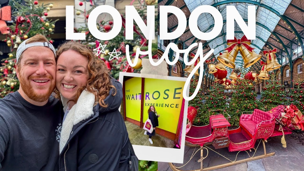 LONDON VLOG! 🇬🇧 Christmas 🎄 Waitrose Food Festival 🍔 Disney Thames Boat Trip ⚓️ Back To The Future 🎭