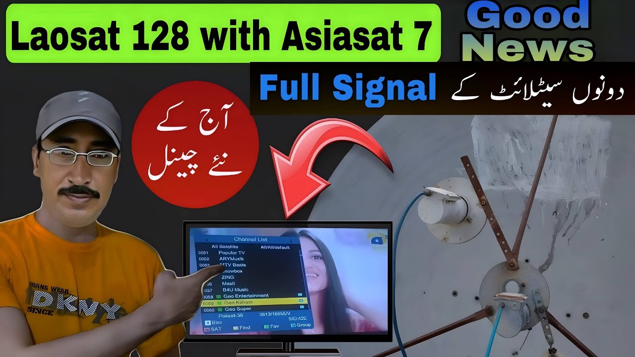 How to Find signal laosat 128 with Asiasat 7