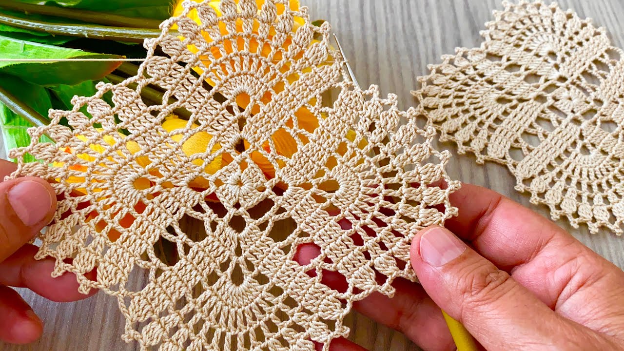🧶Stunningly Beautiful Square Crochet Pattern Tutorial for Beginners
