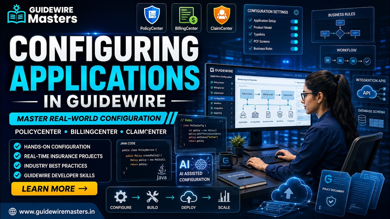 Master Guidewire Configuration in 2026 | PolicyCenter & ClaimCenter Setup
