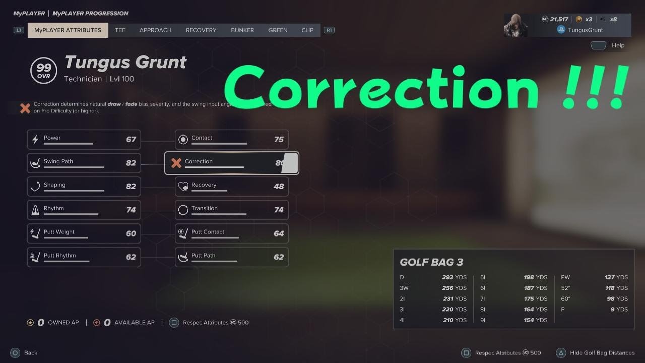 PGA TOUR 2K25 Swing Correction !!!