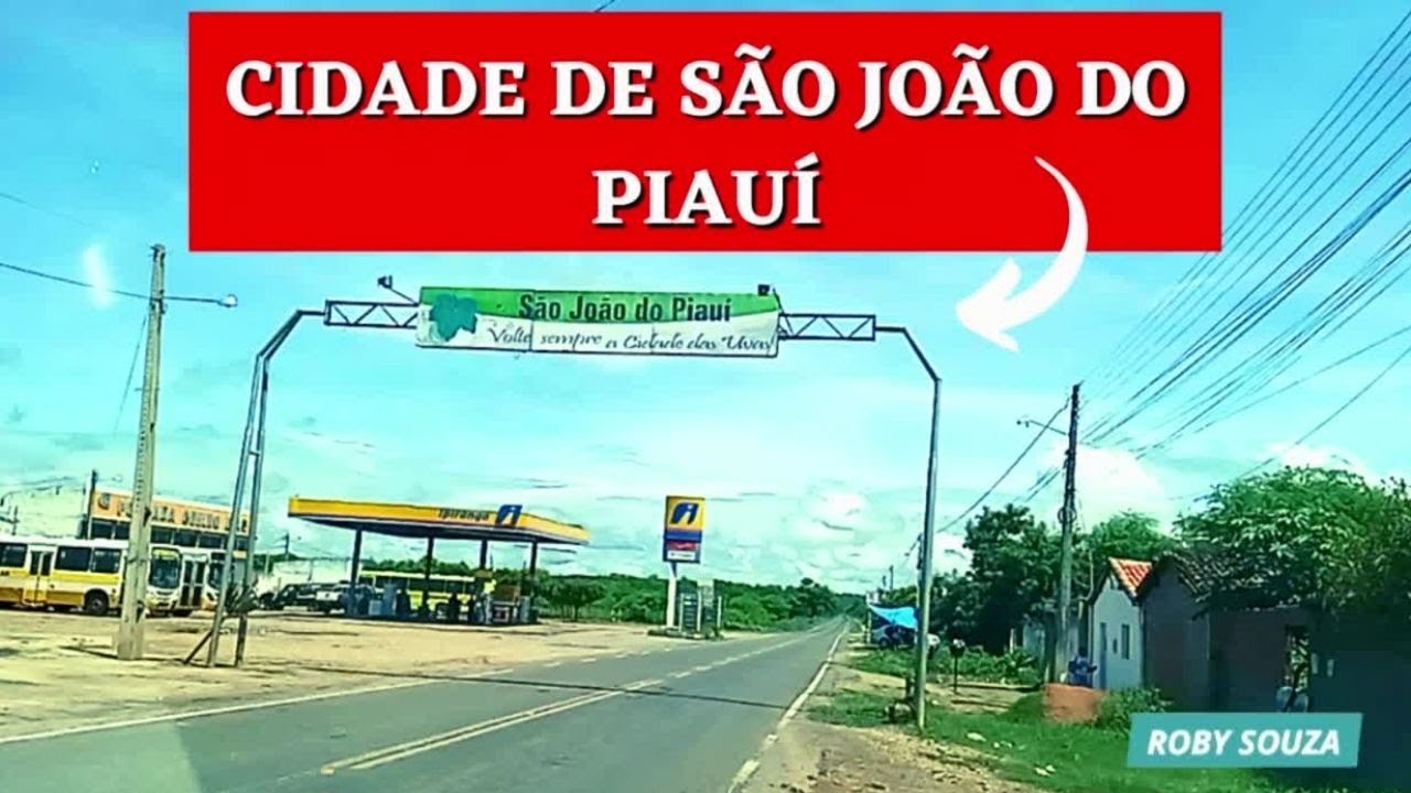 ✅ CHEGANDO NA CIDADE DE SÃO JOÃO DO PIAUÍ 🚗 UMA CIDADE BEM TRANQUILA 😍