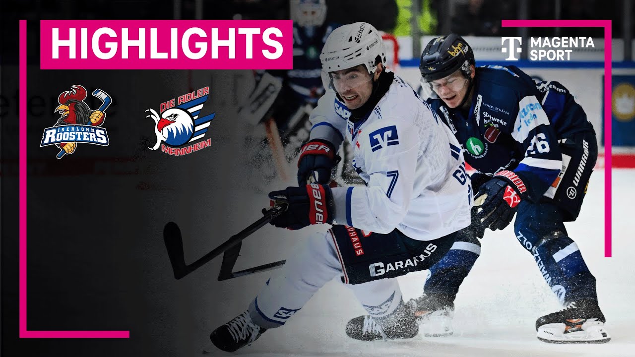 Iserlohn Roosters - Adler Mannheim | PENNY DEL | MAGENTA SPORT