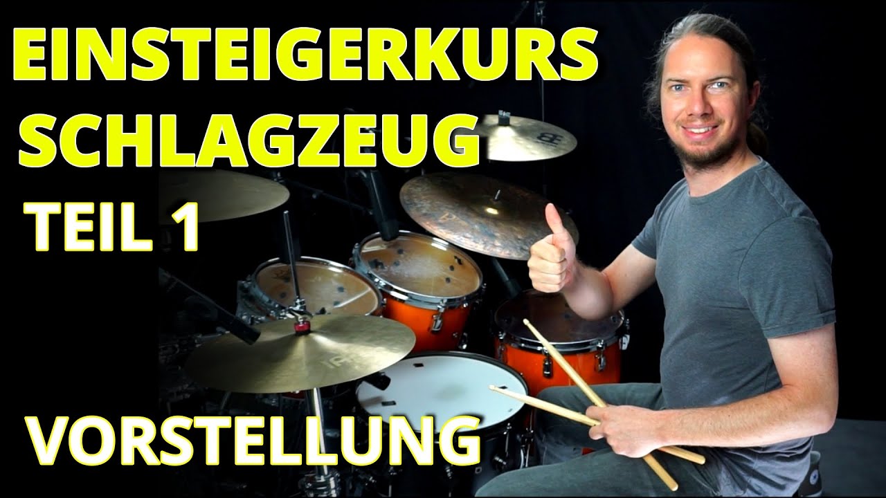 Dein EINSTEIGERKURS AM SCHLAGZEUG! Lerne hier die Grundlagen für Rock und Pop! Kursvorstellung