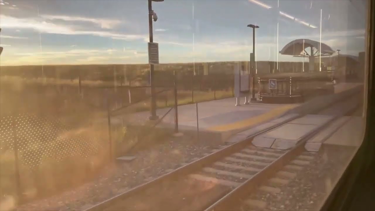 RTD E Line Light Rail RidgeGate Parkway Station to Union Station 8/16-18/23