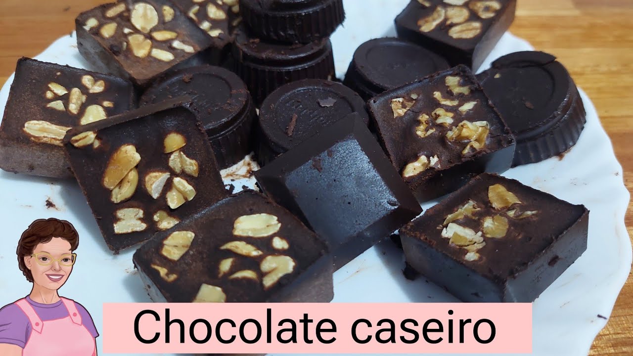 Chocolate caseiro com óleo de coco, faça seu próprio chocolate #pascoa
