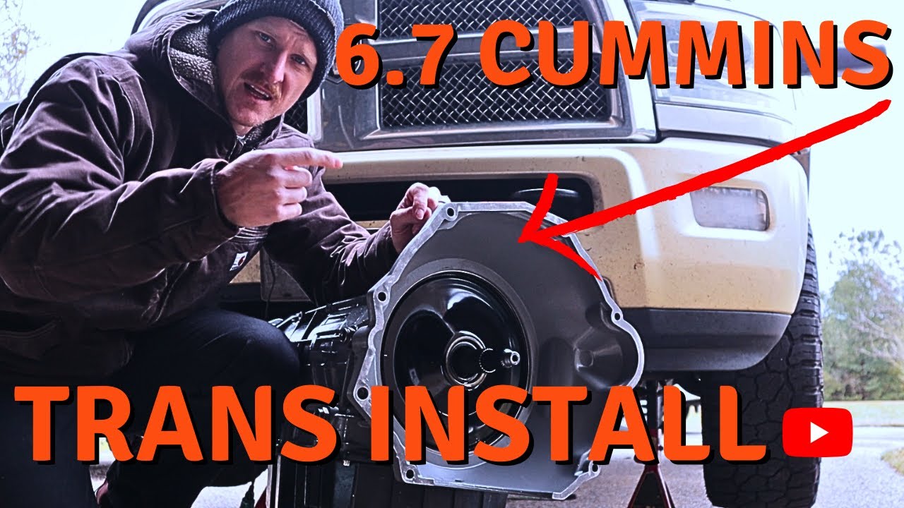 Installing a 68RFE Transmission in a Ram 2500 in the Driveway