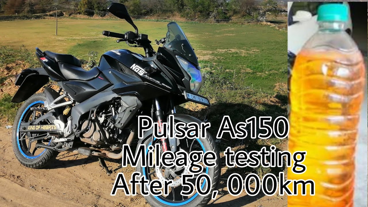 Pulsar As150 Mileage Testing after 50,000km || Itna mileage maine v ni socha 😲