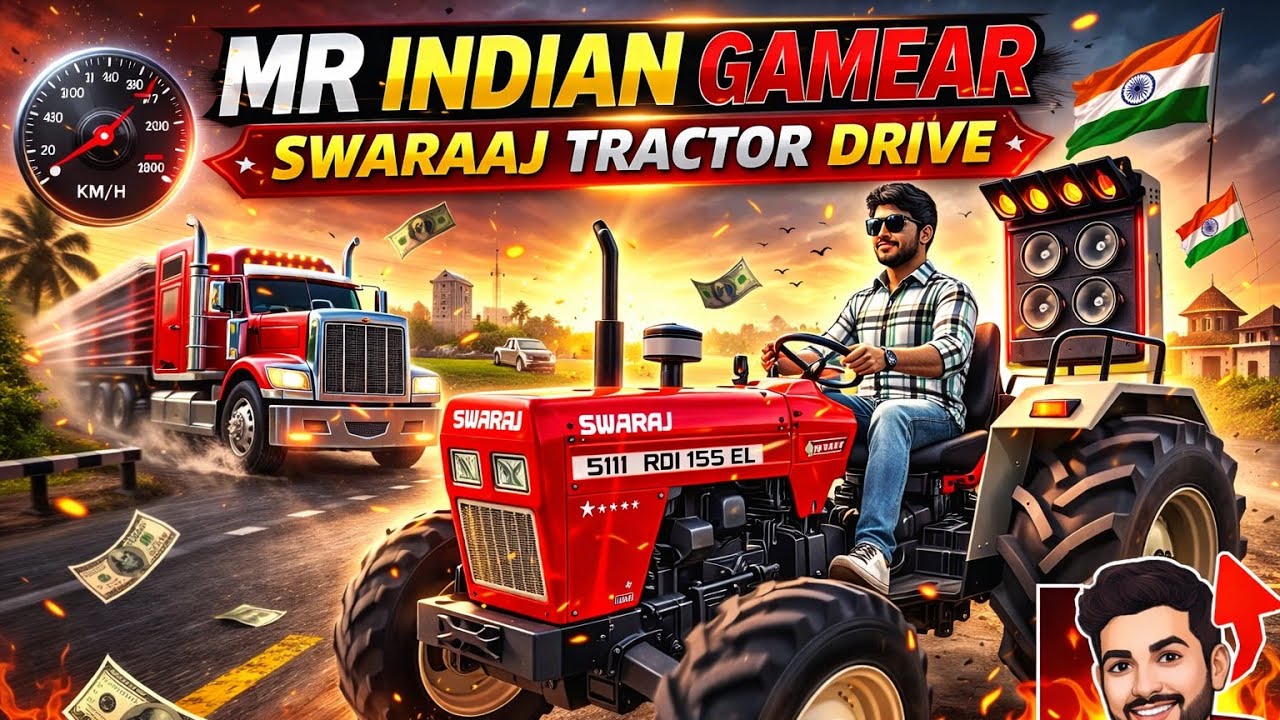 Tractor🚜 Drive | Swaraaj tractor🚜 drive | MR INDIAN GAMEAR |