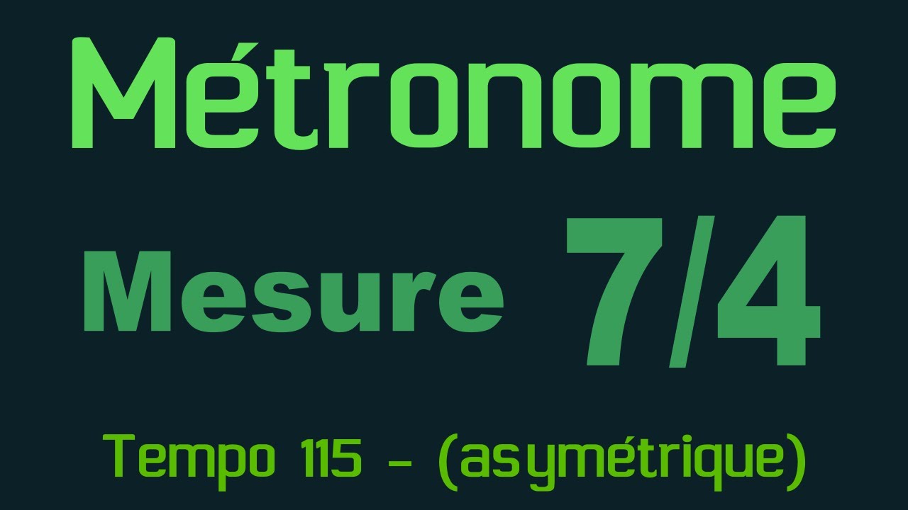 Métronome 7/4 tempo 115