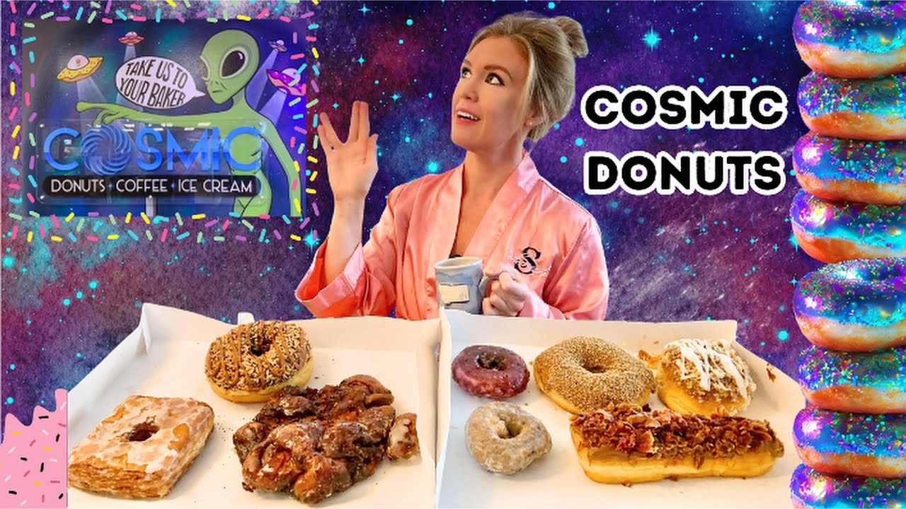Выпекаем ОГРОМНЫЕ пончики из пекарни и кафе Cosmic Donuts Sarah's Sweet Bin