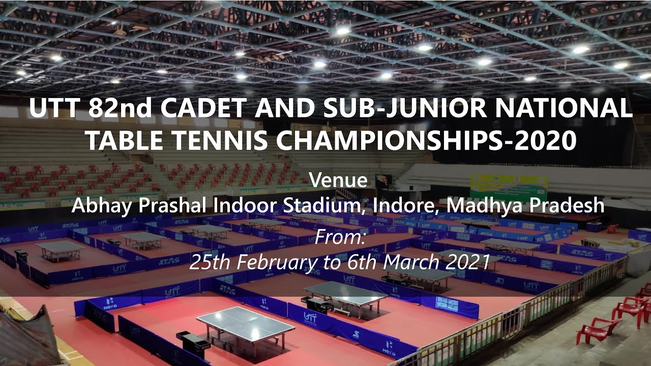Ankur (BNG) Vs Preyesh (TNTTA) Sub Jr Boys- 82nd Cadet and Sub-Jr National Table Tennis-2020