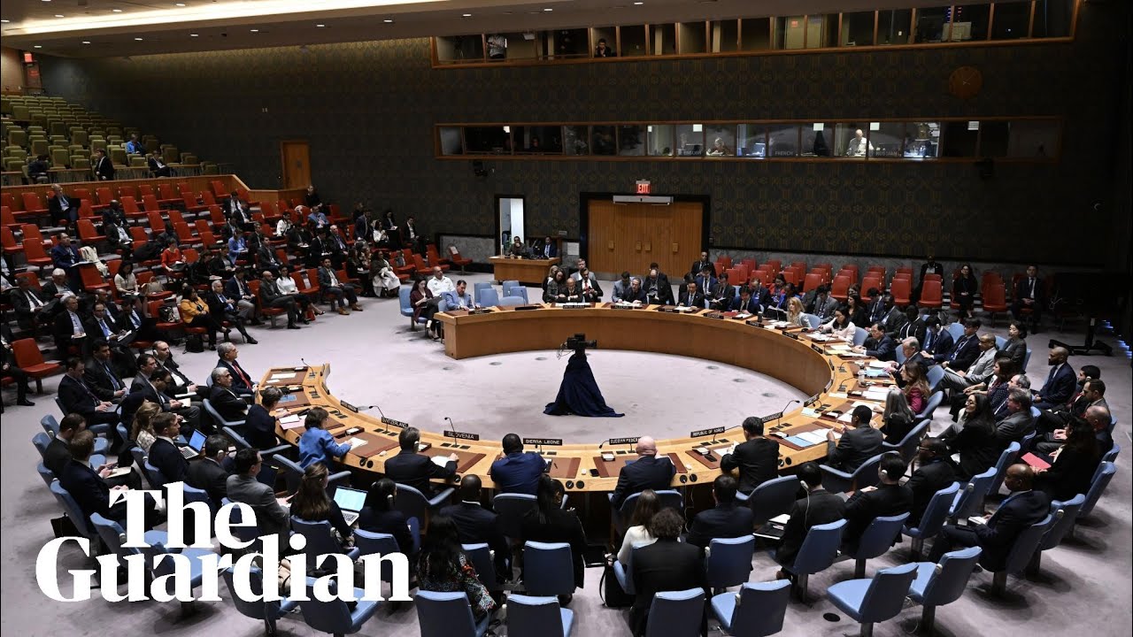 UN security council to vote on Gaza international force plan &ndash; watch live