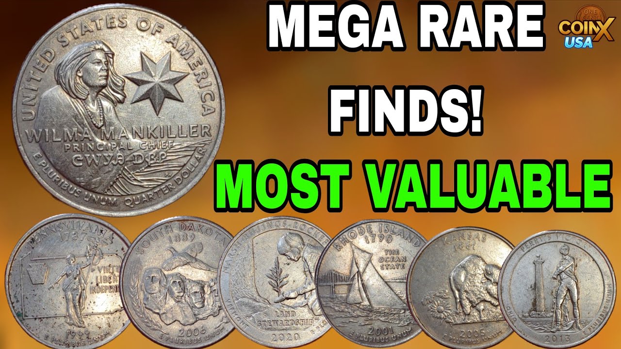 Top 7 Most Valuable State Quarters in the World! Hidden Treasures Revealed 😲💰 Coin X USA
