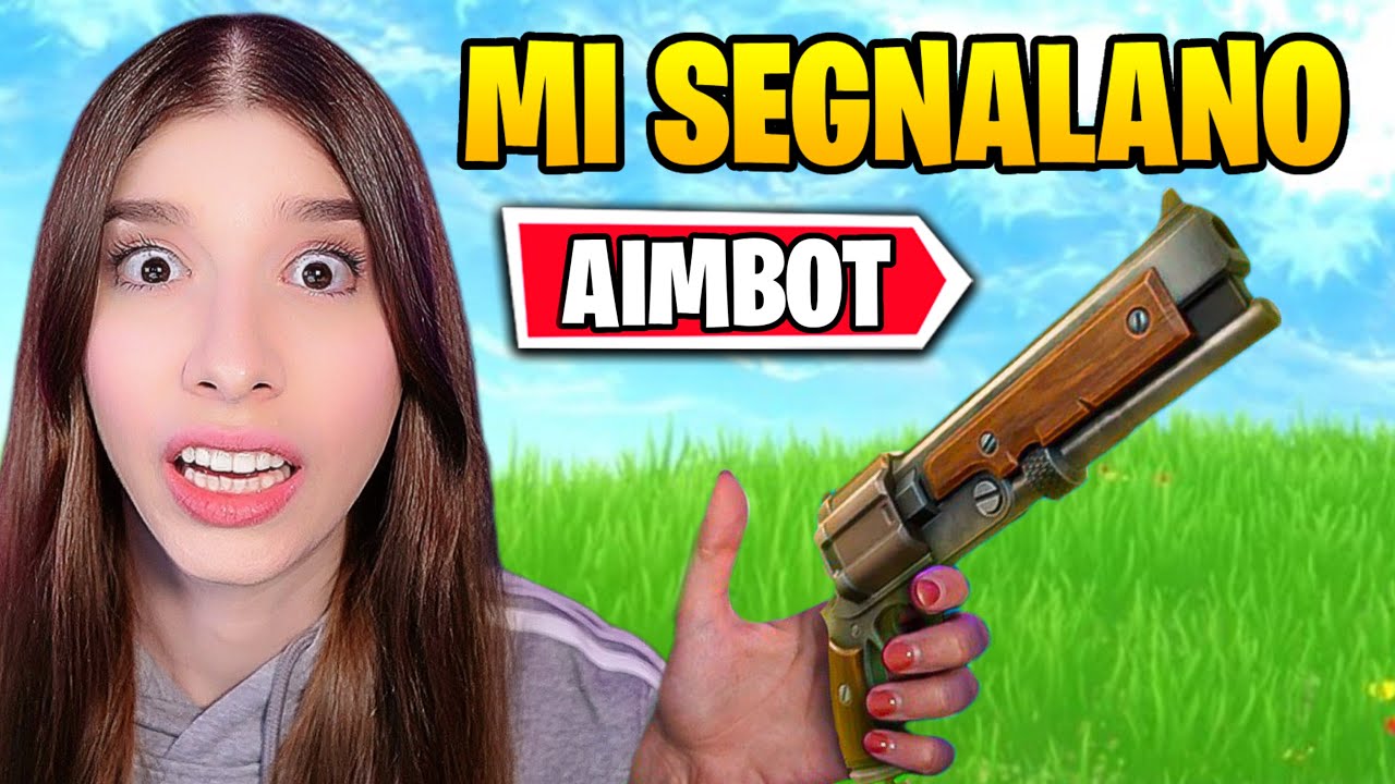 MI SEGNALANO di AIMBOT con LA PISTOLA MAMMUT! | FORTNITE ITA