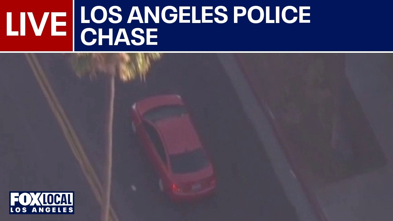 Police chase underway in Los Angeles