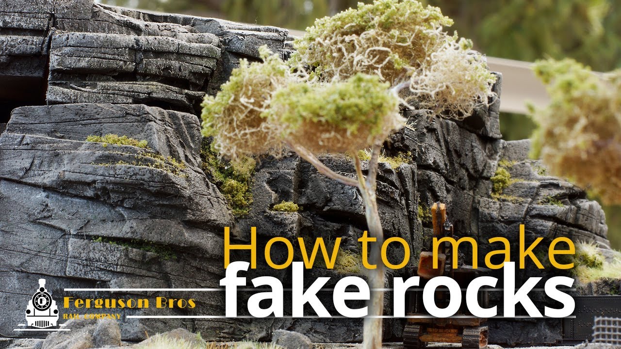 How to make realistic lightweight fake rocks