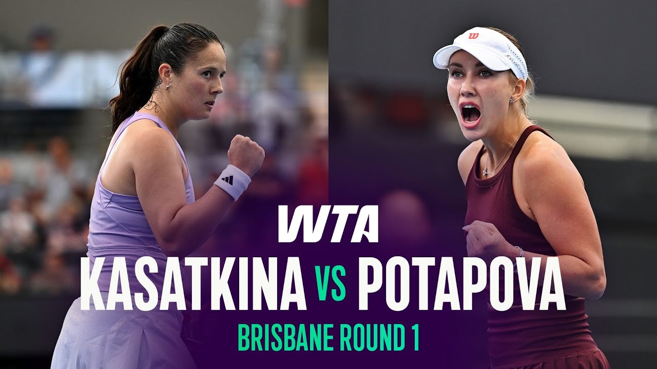 Daria Kasatkina vs. Anastasia Potapova | 2026 Brisbane Round 1 | WTA Match Highlights