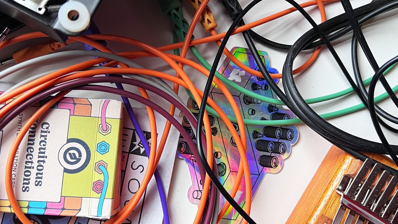 Creating textures with kalimba and Moog synths...
