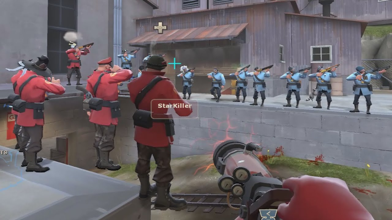 TF2 server does 21 gun salute for Rick May