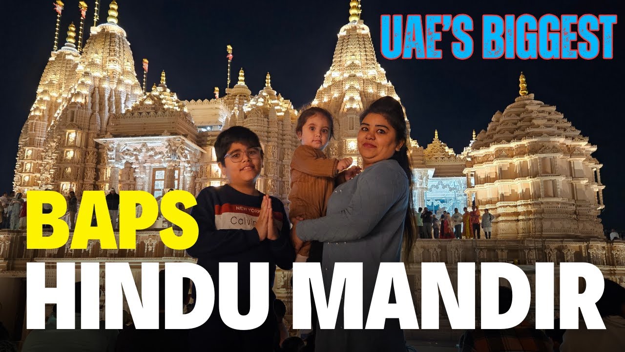 BAPs HINDU Mandir of ABU DHABI 🙏🏻 Hindu Temple Darshan in ABU DHABI 