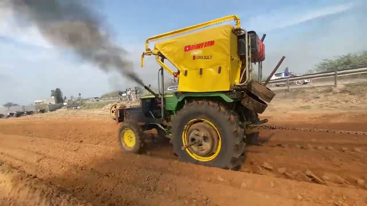 बिलौटा हैरो मुकाबला में उतरा bhavi farm 5210in imlota herrow compitition#johndeere#tractorvideo