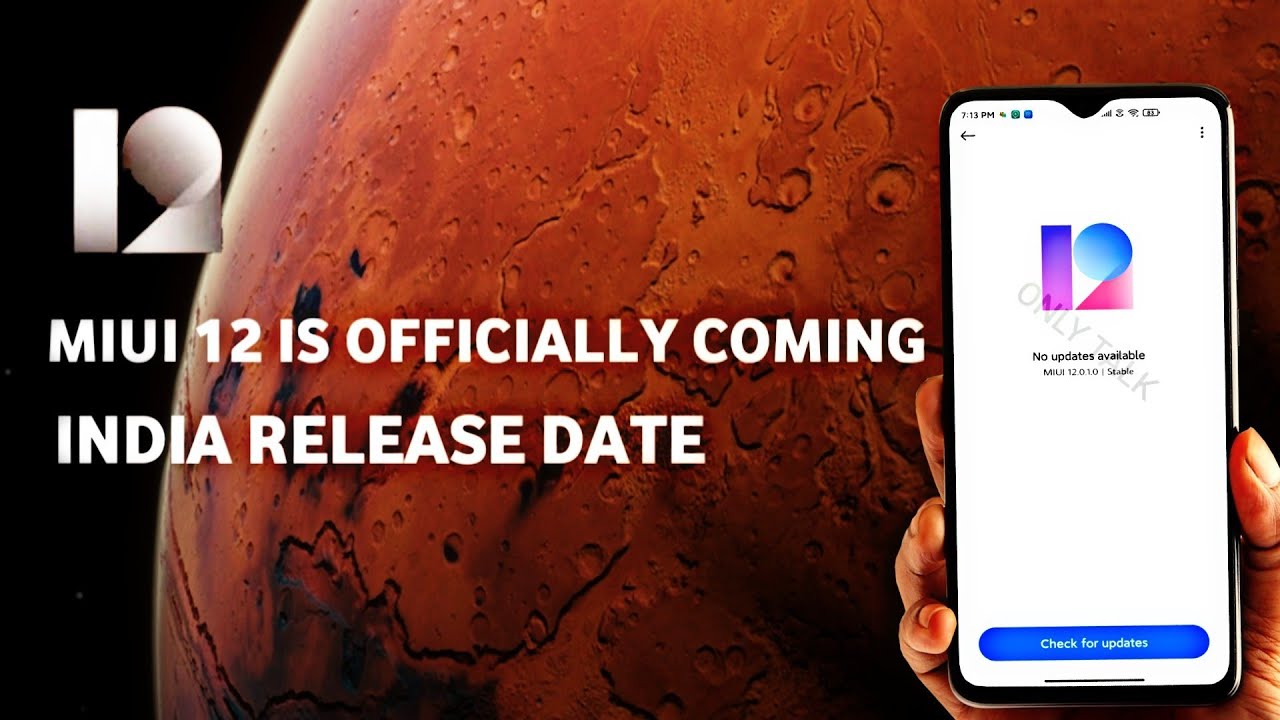 OFFICIAL MIUI 12 GLOBAL RELEASE DATE CONFIRMED | MIUI 12 INDIA RELEASE DATE | FIRST BATCH LIST