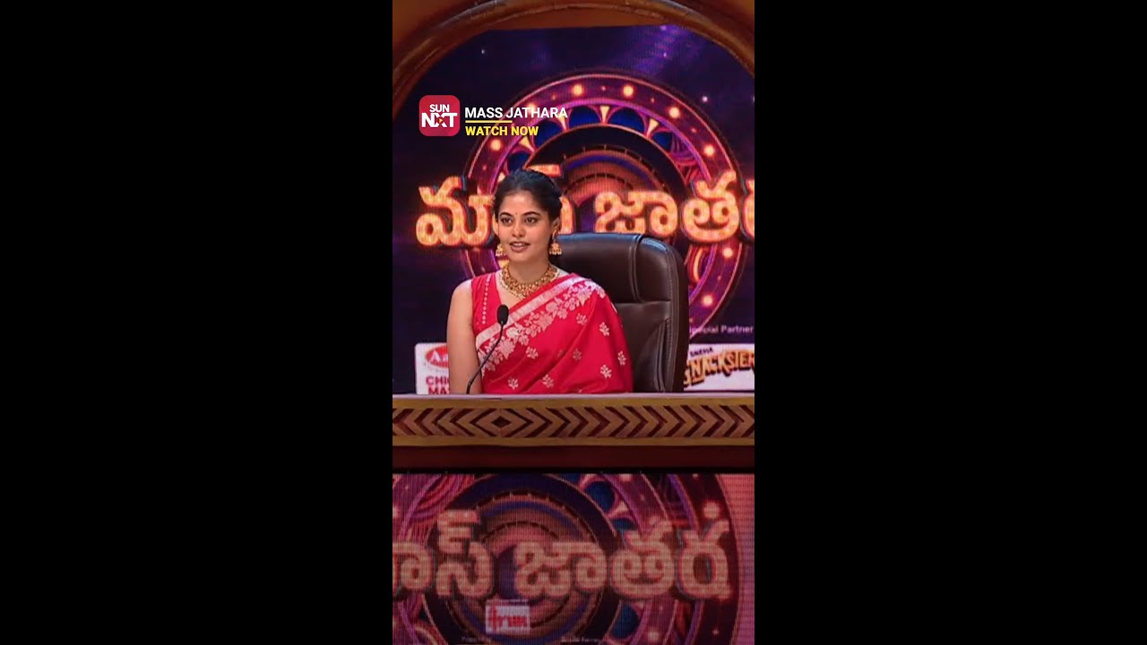 it&rsquo;s a full-on Mass Jathra 🔥Watch Mass Jathra on Sun NXT