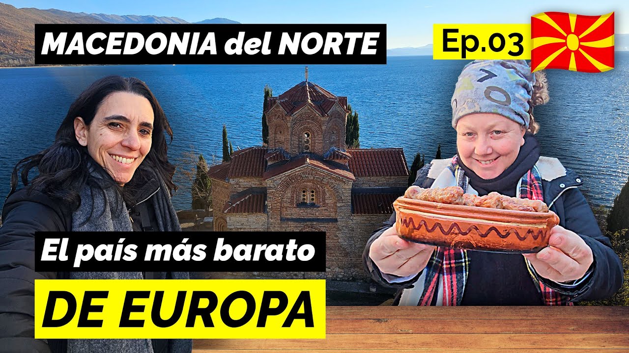 MACEDONIA del NORTE, el PAÍS más BARATO de EUROPA | Skopje + Ohrid