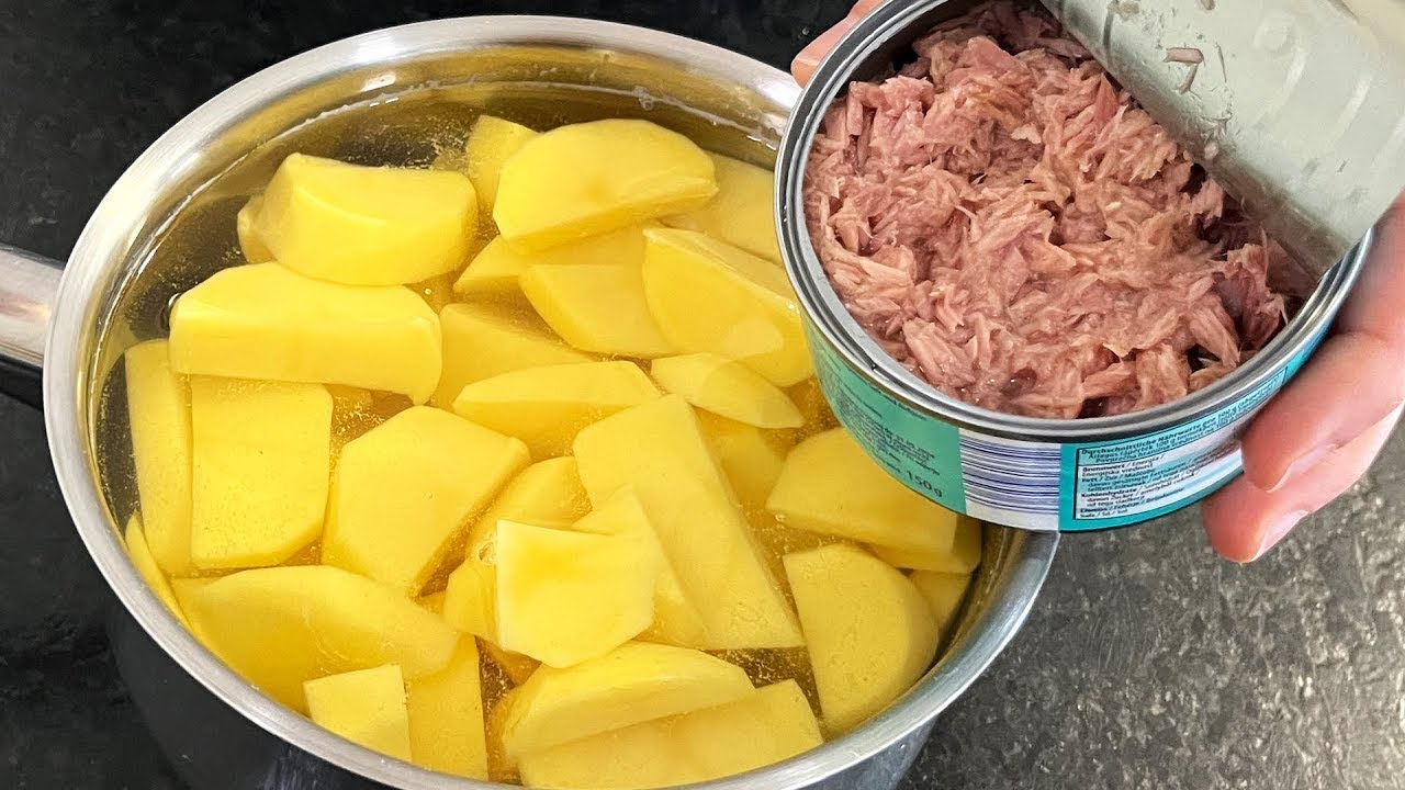 Because of this recipe, everyone is now buying canned 🥫tuna! Tasty and cheap dinner!